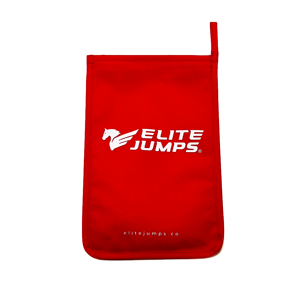 Zipper Jump Rope Storage Bag - Clear Front - Train Essentials ttrh