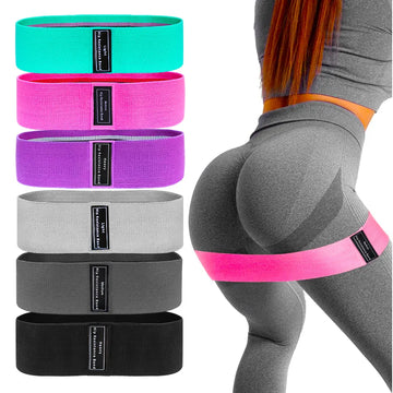 Fabric Resistance Hip Booty Bands (Multiple Variants)