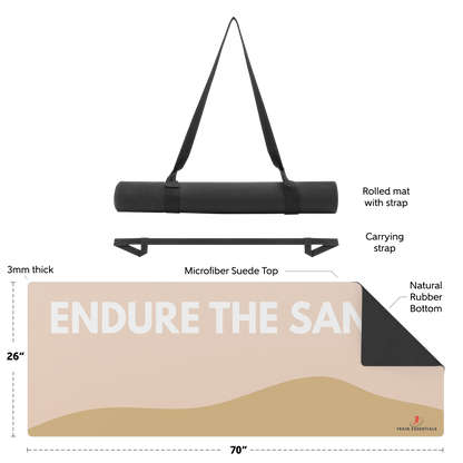 Train Essentials Endure the Sands Yoga Mat - Train Essentials 6