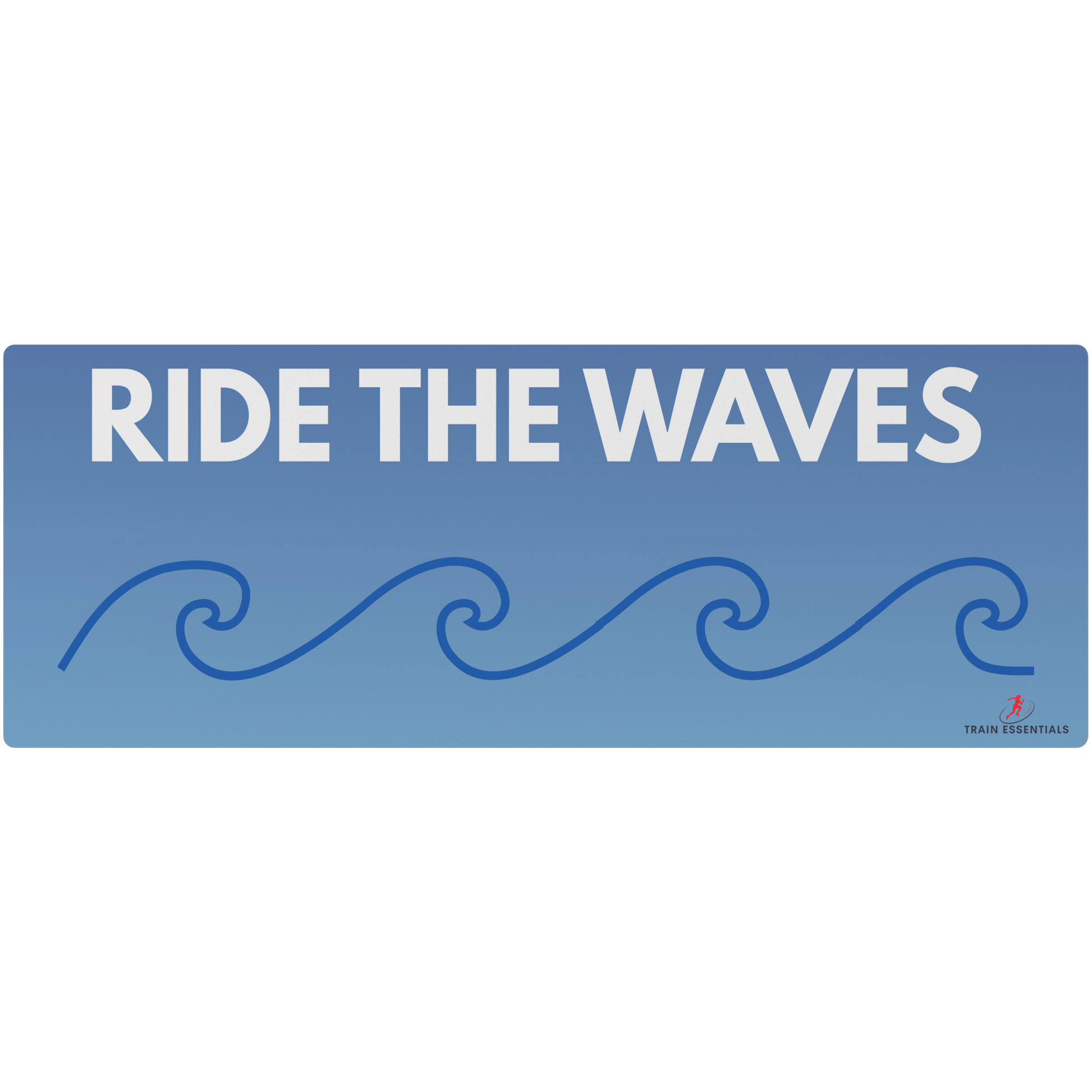 Train Essentials Ride the Waves Yoga Mat - Train Essentials 1