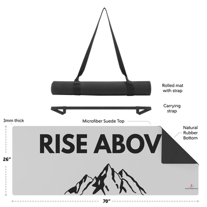 Train Essentials Rise Above Yoga Mat - Train Essentials 6