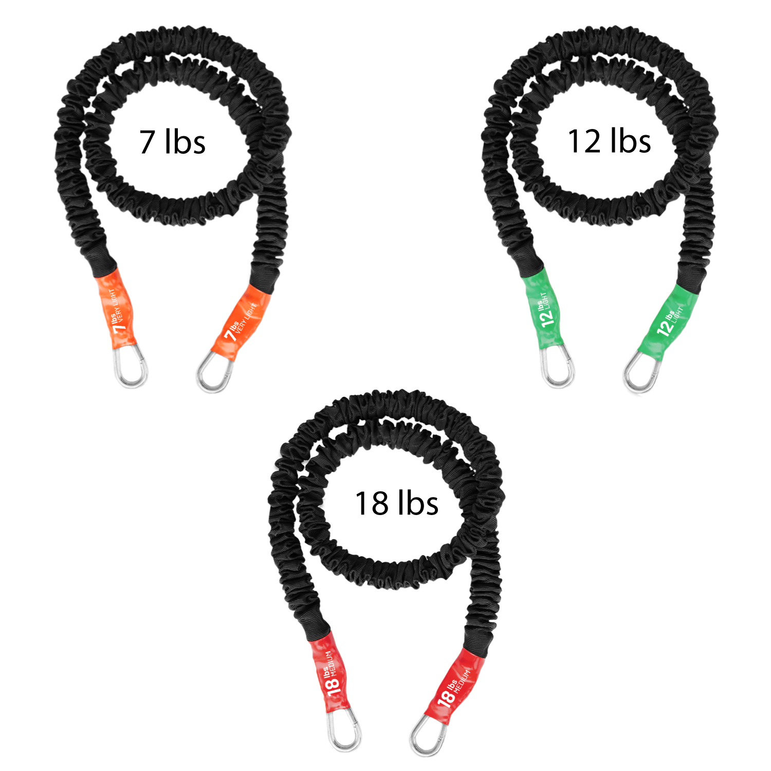 Body Sculpting Band 3 Packs- By FitCord - Train Essentials tnene